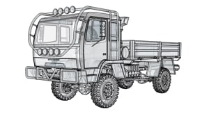 Replica Steyr M12 1/10 - rc-kabiny, rc-doplnky