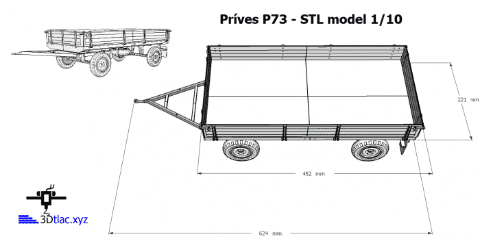 Trailer P73 1/10