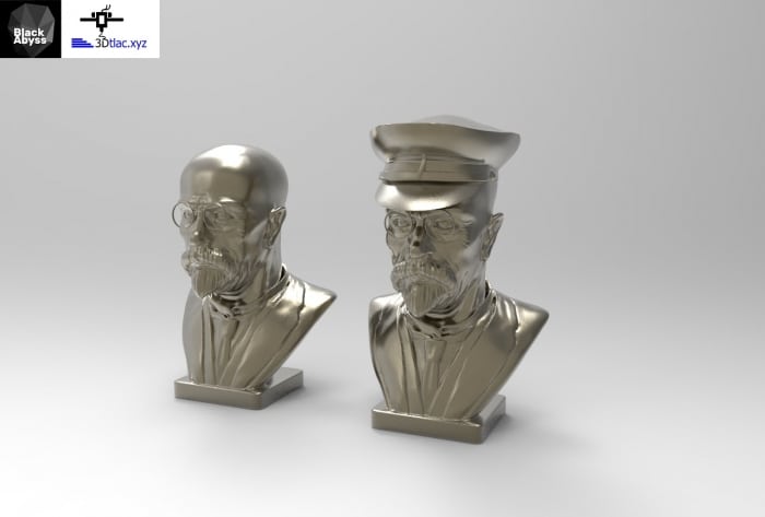 Tomáš Garrigue Masaryk 3D model
