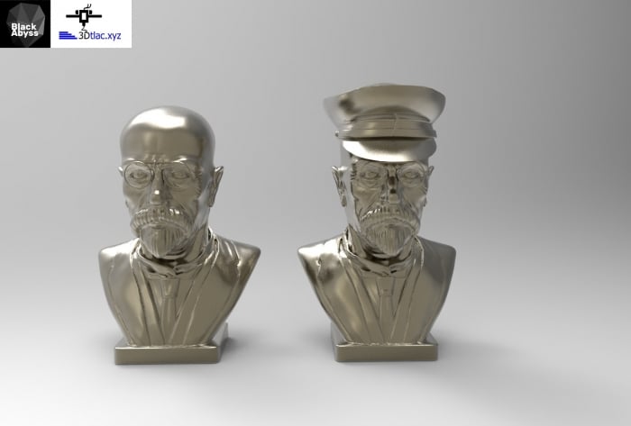 Tomáš Garrigue Masaryk 3D model