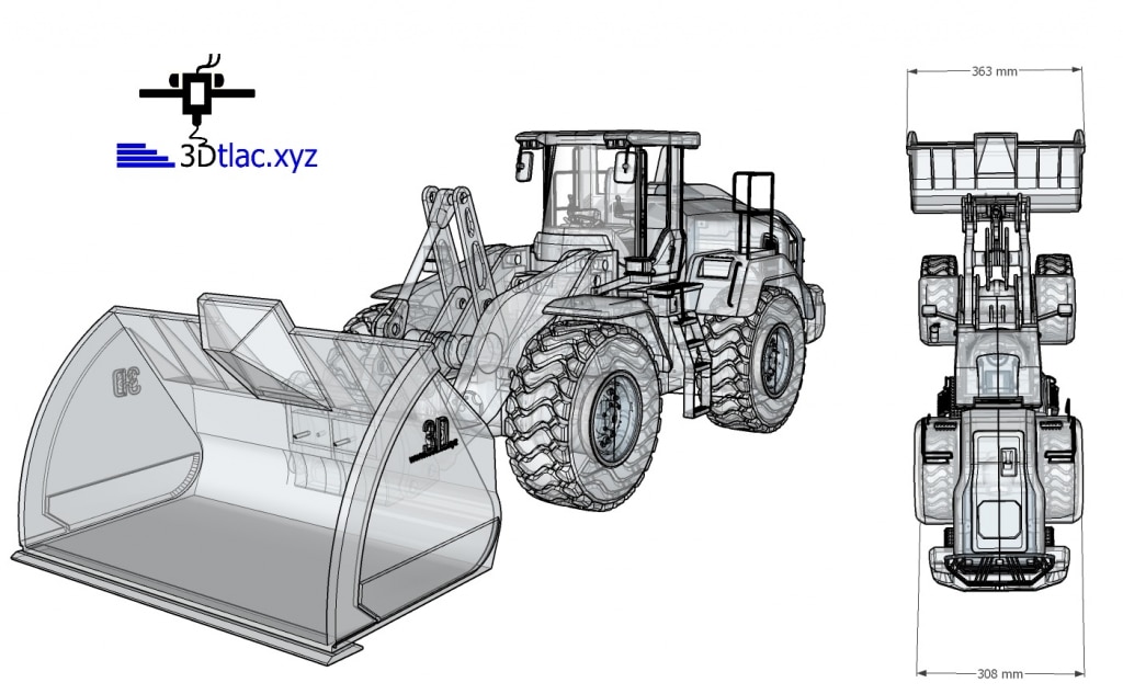 Volvo L220H - REPLICA - rc-kabiny, modely