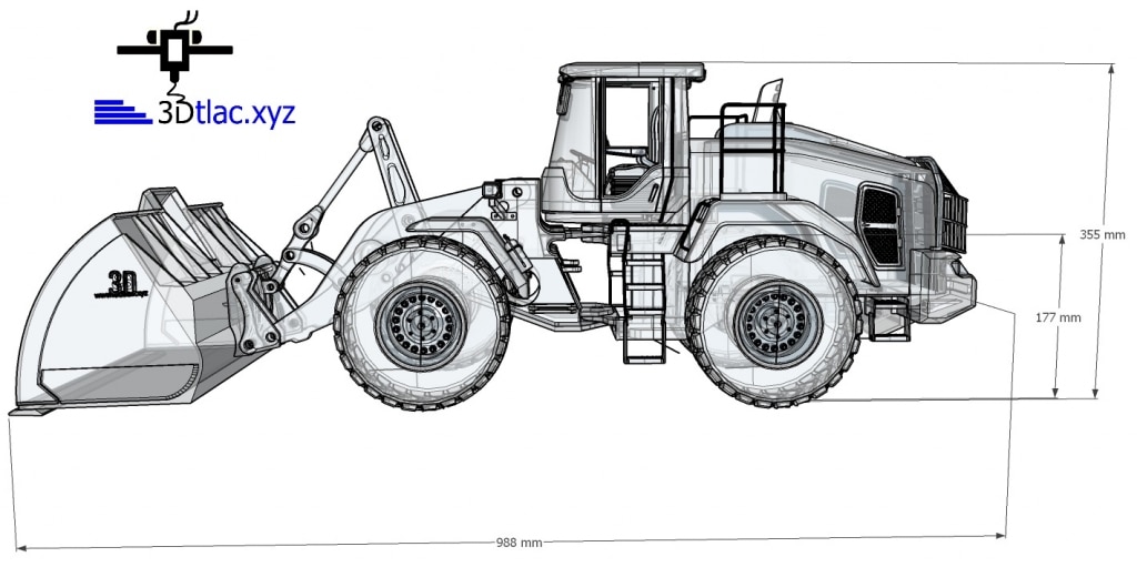 Volvo L220H - REPLICA - rc-kabiny, modely