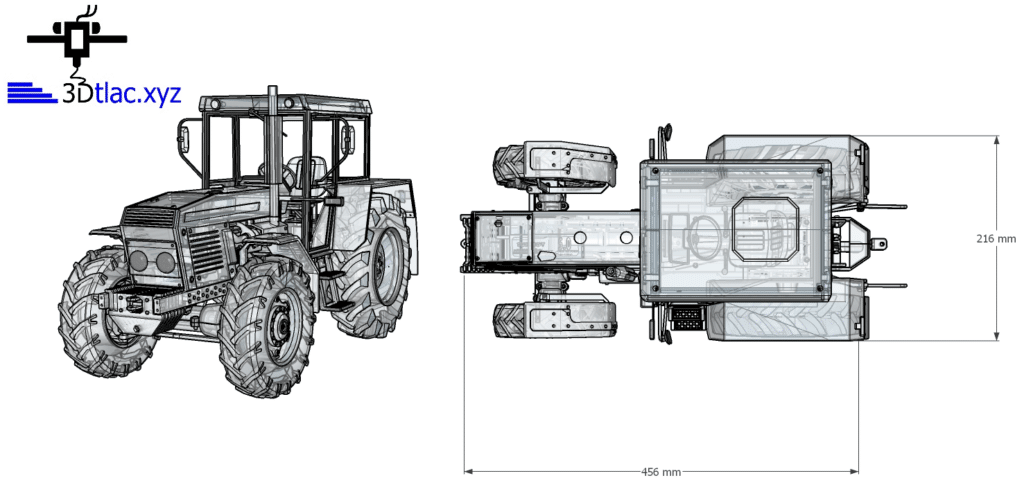 Traktor Z 12145 C - traktor-modely, rc-modely