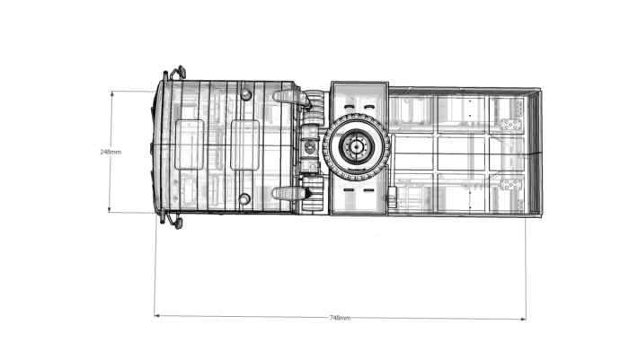 Kabina 815 6×6 ťahač prívesov