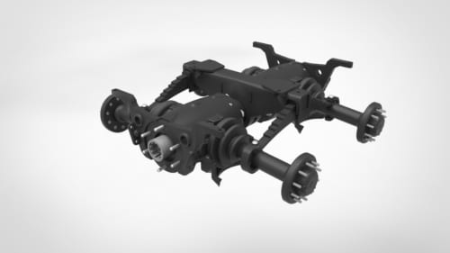 Axle T  – back assembly