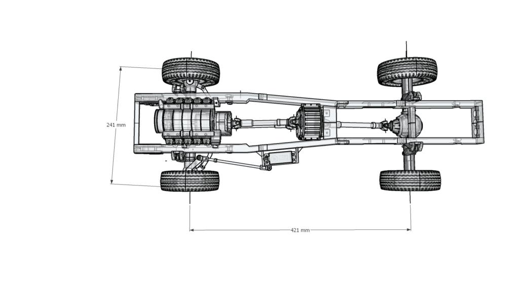 Podvozok L 4x4 - rc-modely