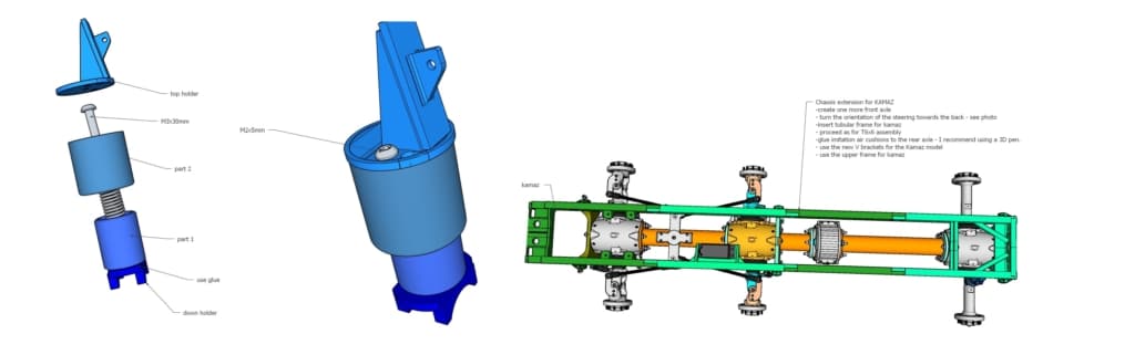 extension T6x6 for KAMAZ - rc-models