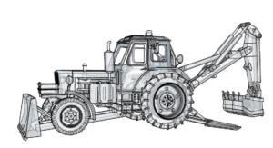 Forest tractor 1/14 METAL - zetor, rc-models